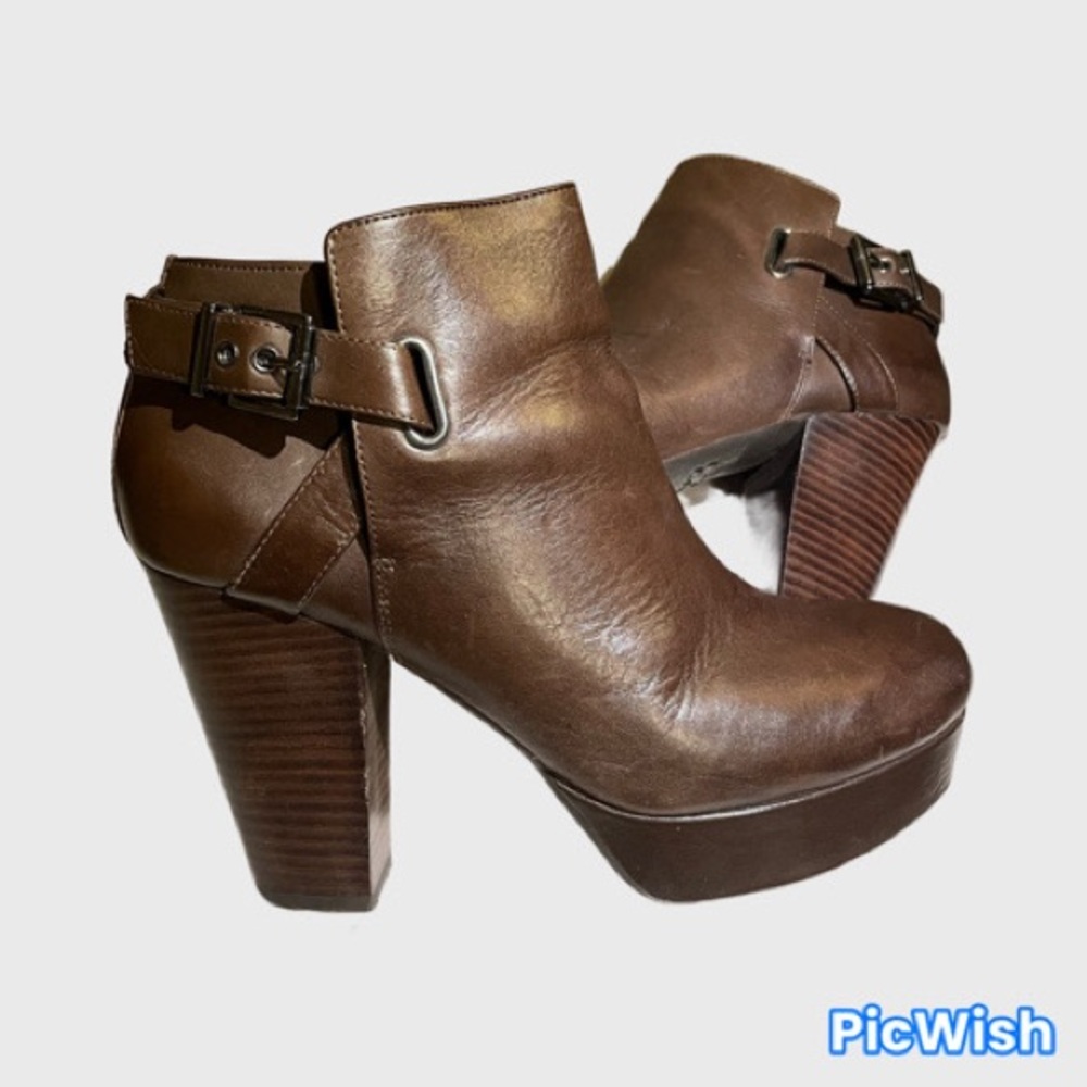 Dark Brown Ankle Boot-Gianni Bini Size 8.5